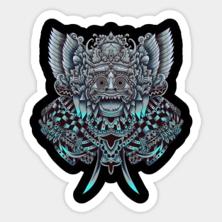 Barong Bali Mask Sticker